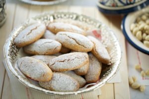 Pinda custardkoekjes