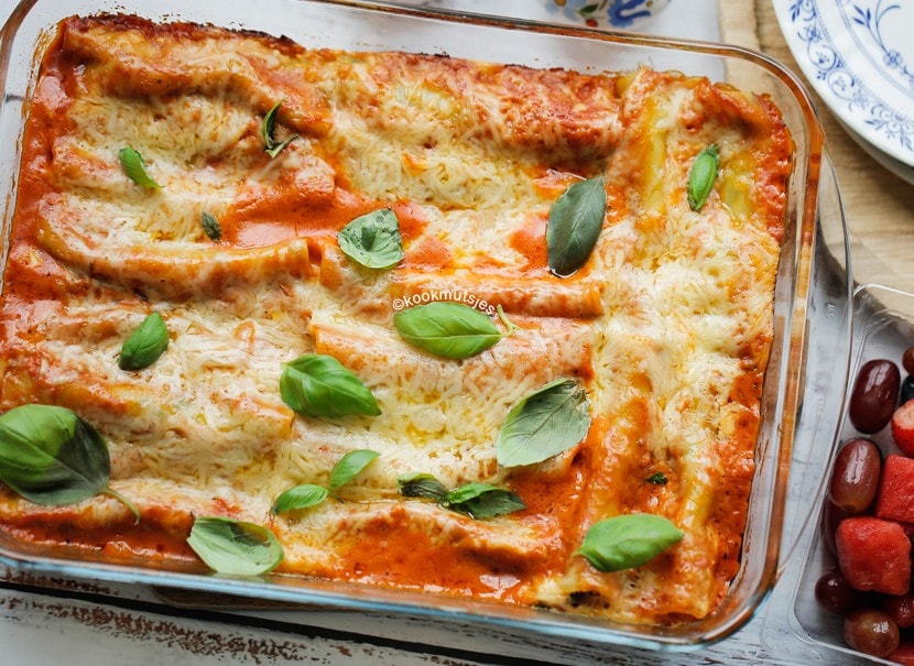 Cannelloni met ricotta