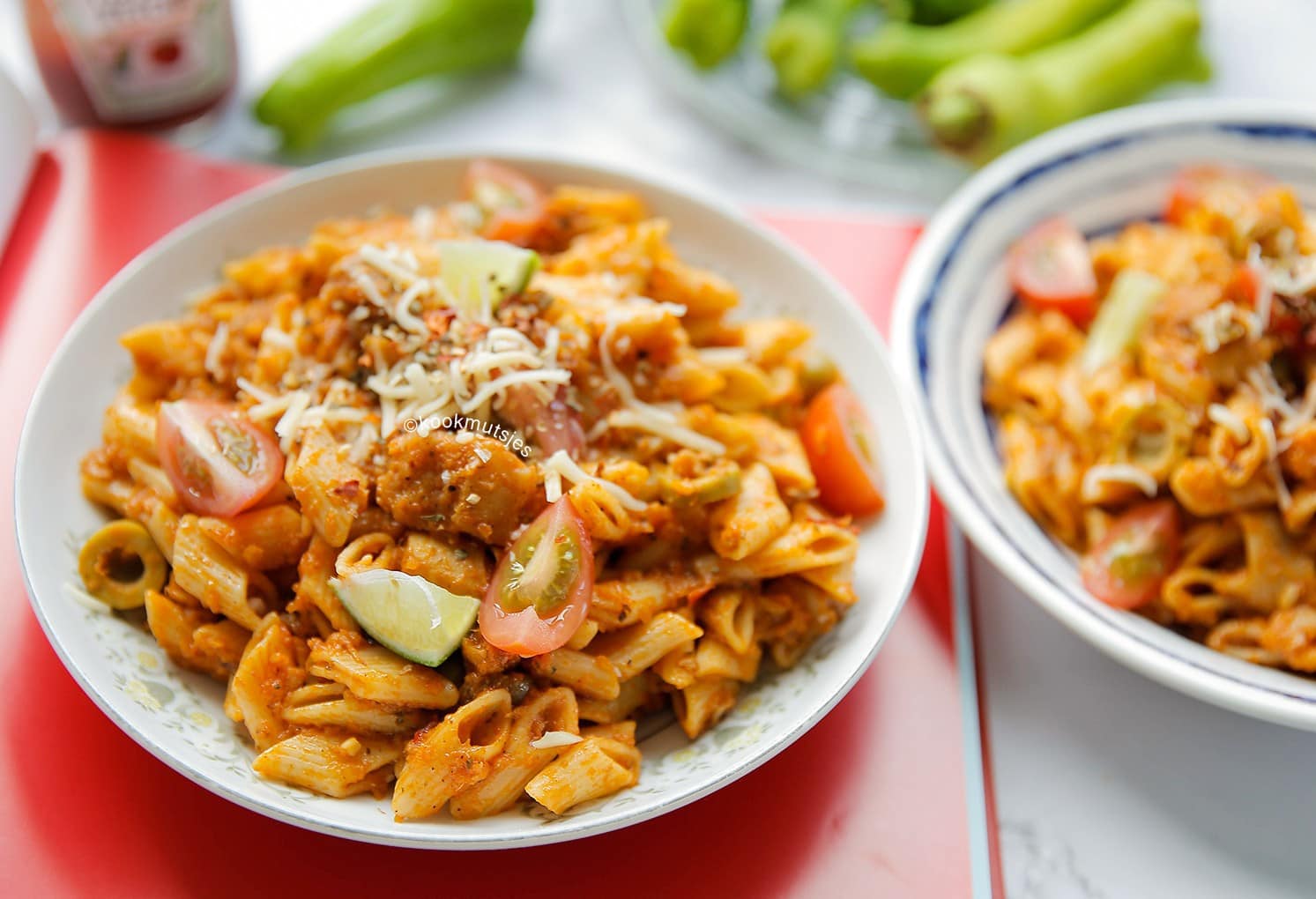 Pasta met kabeljauw