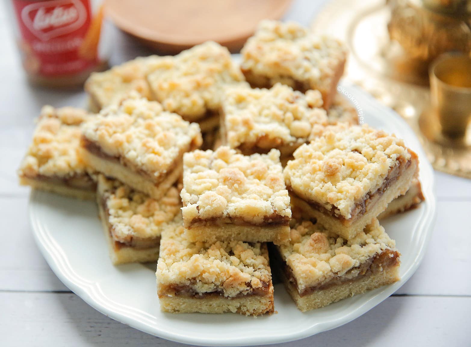 Appelkruimelkoek met speculoos