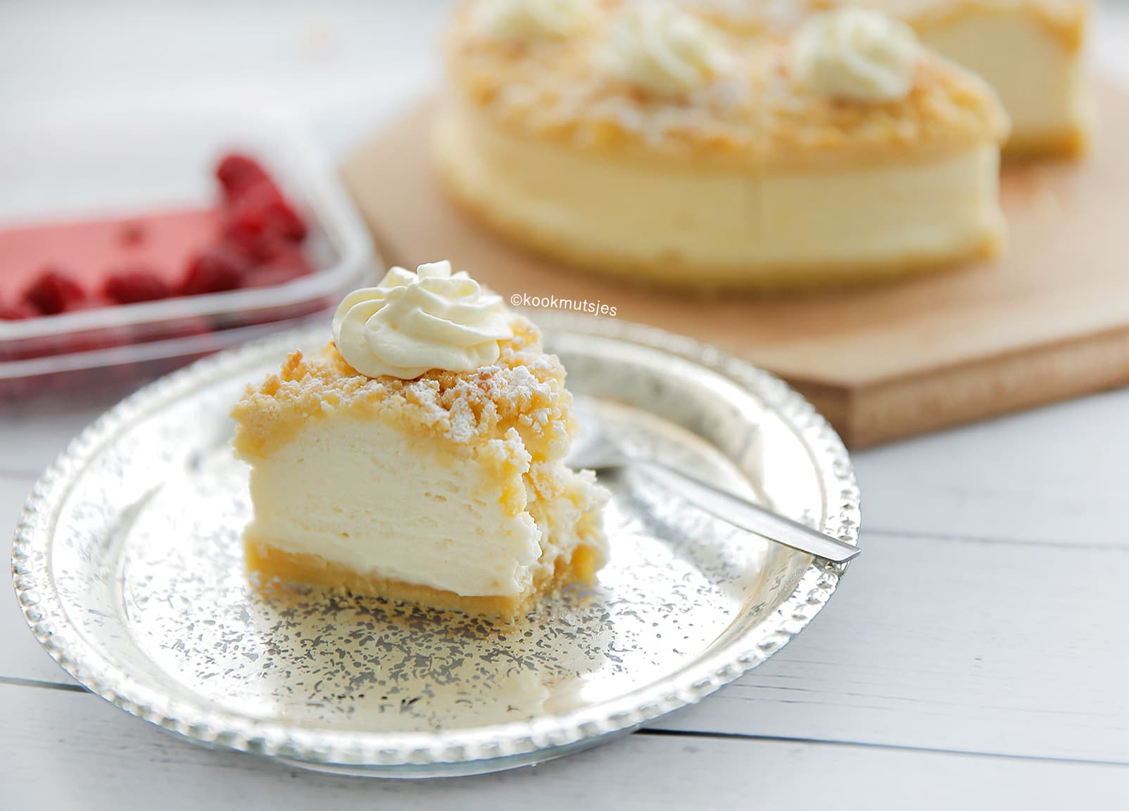 Kruimel cheesecake