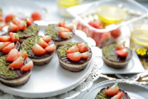 Mini chocolade cheesecakes