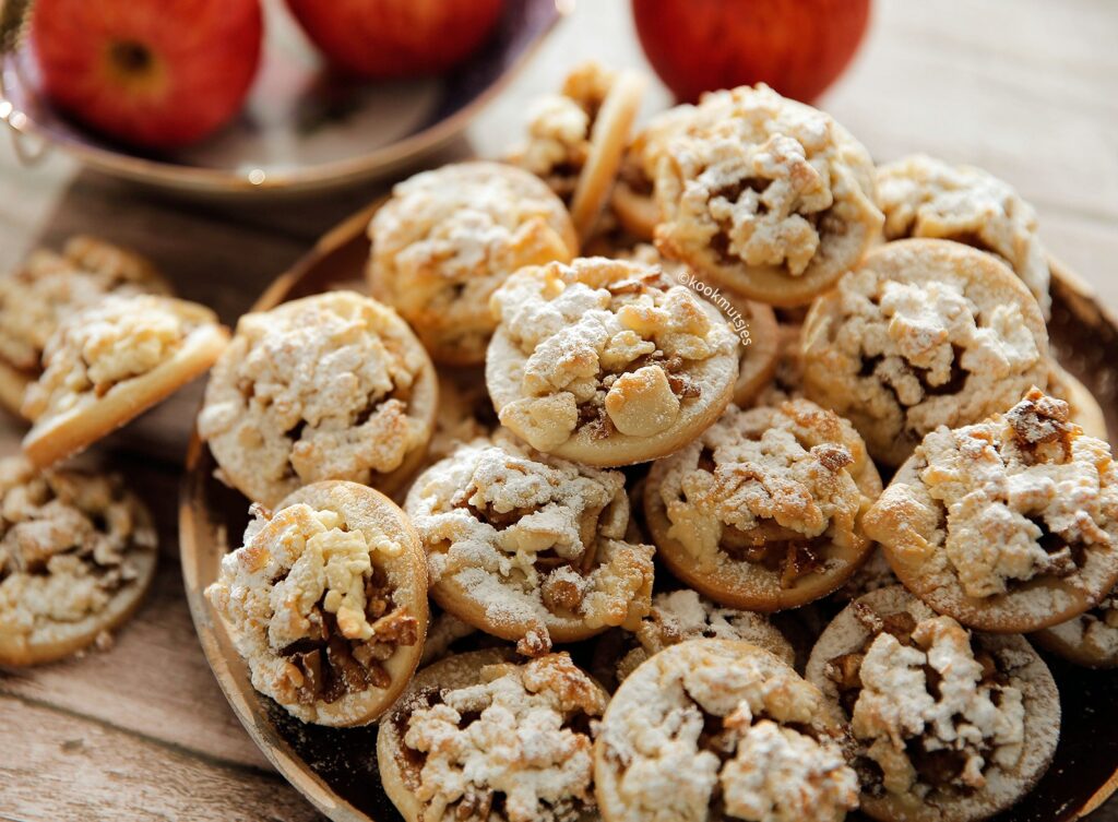 Appelkruimelkoekjes