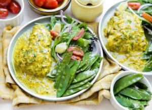 Kalfsbiefstuk in ras el hanout saus