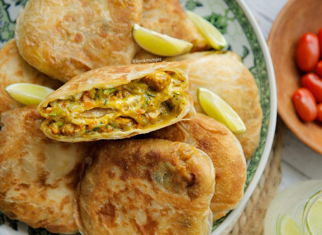 Gebakken kippakketjes