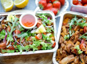 Kipschotel met rijst