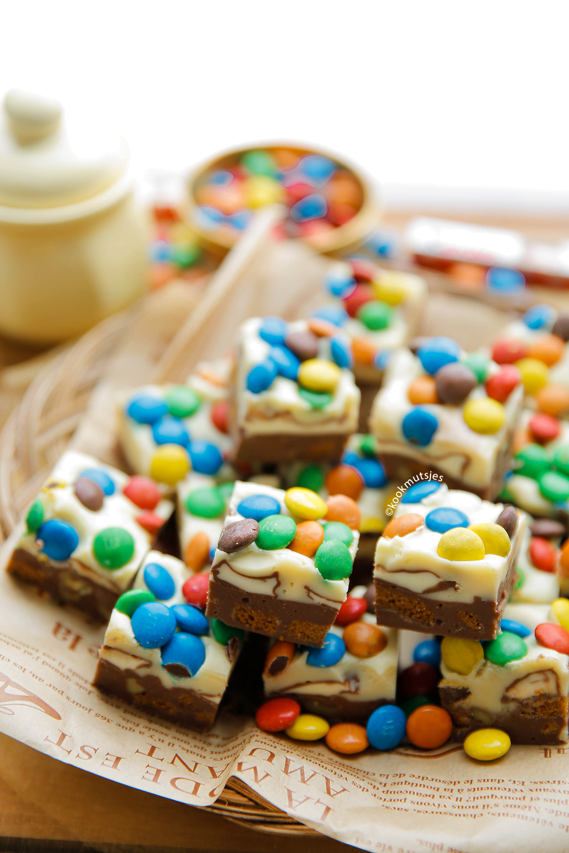 M&M fudge van Kookmutsjes