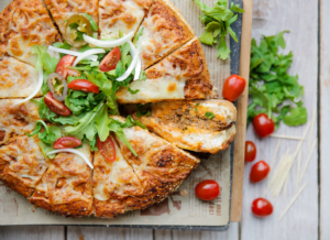 Turks brood gevuld met gehakt