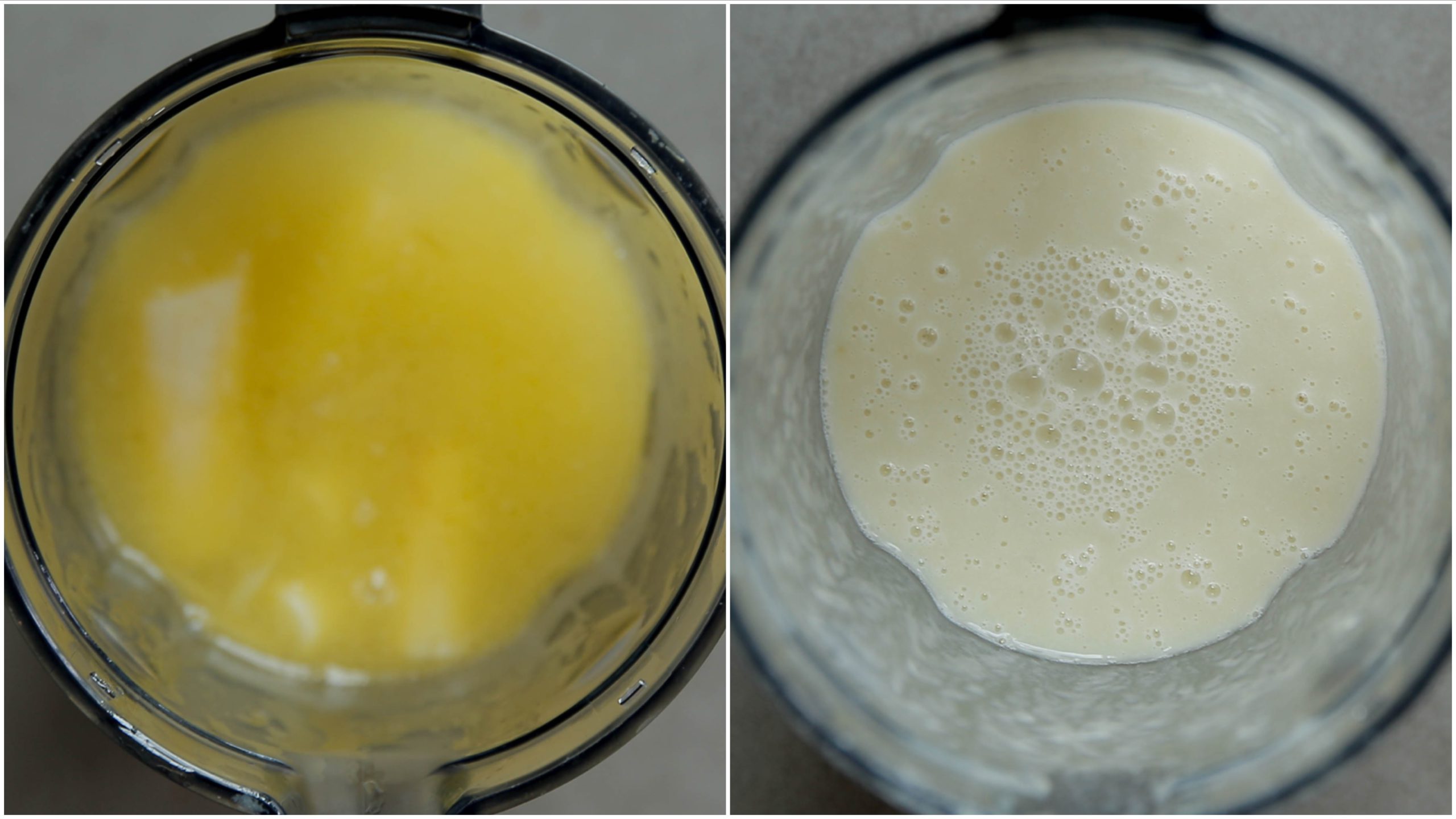 Aspergesoep mixen in blender