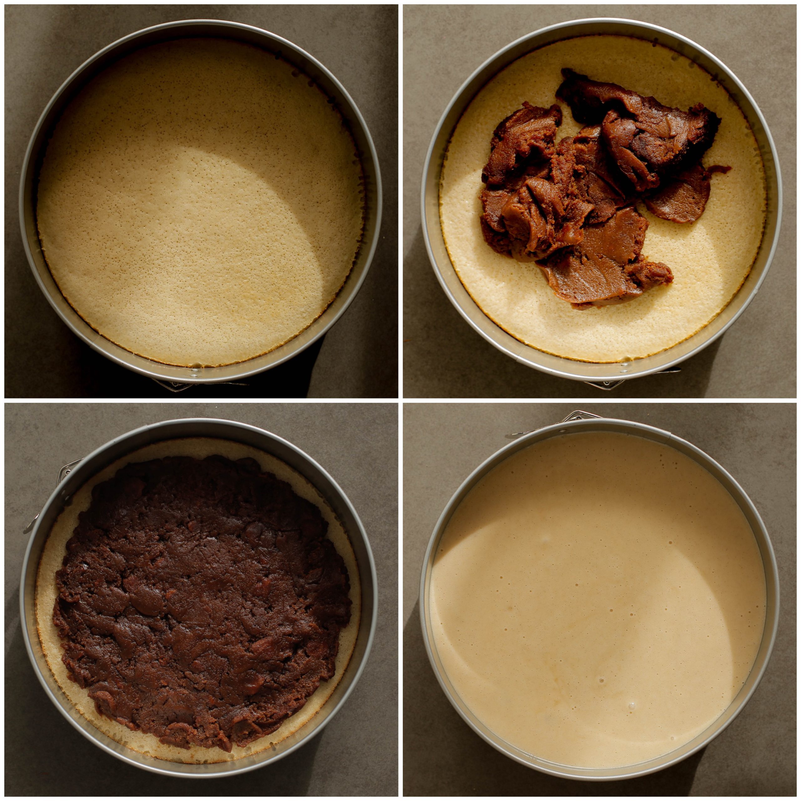 Cake vullen met het speculoosmengsel