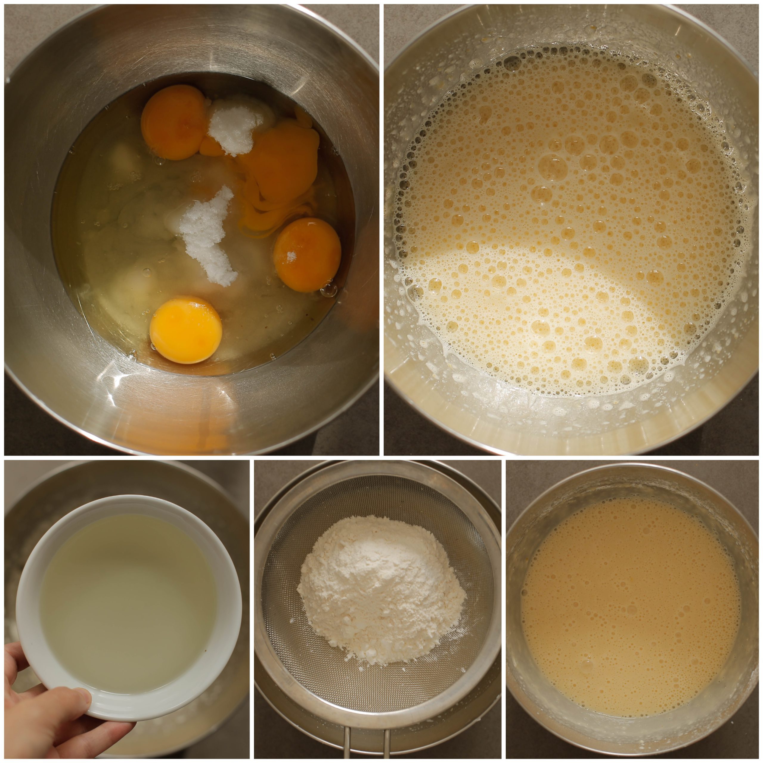 Cakebeslag mixen voor tot een gladde massa