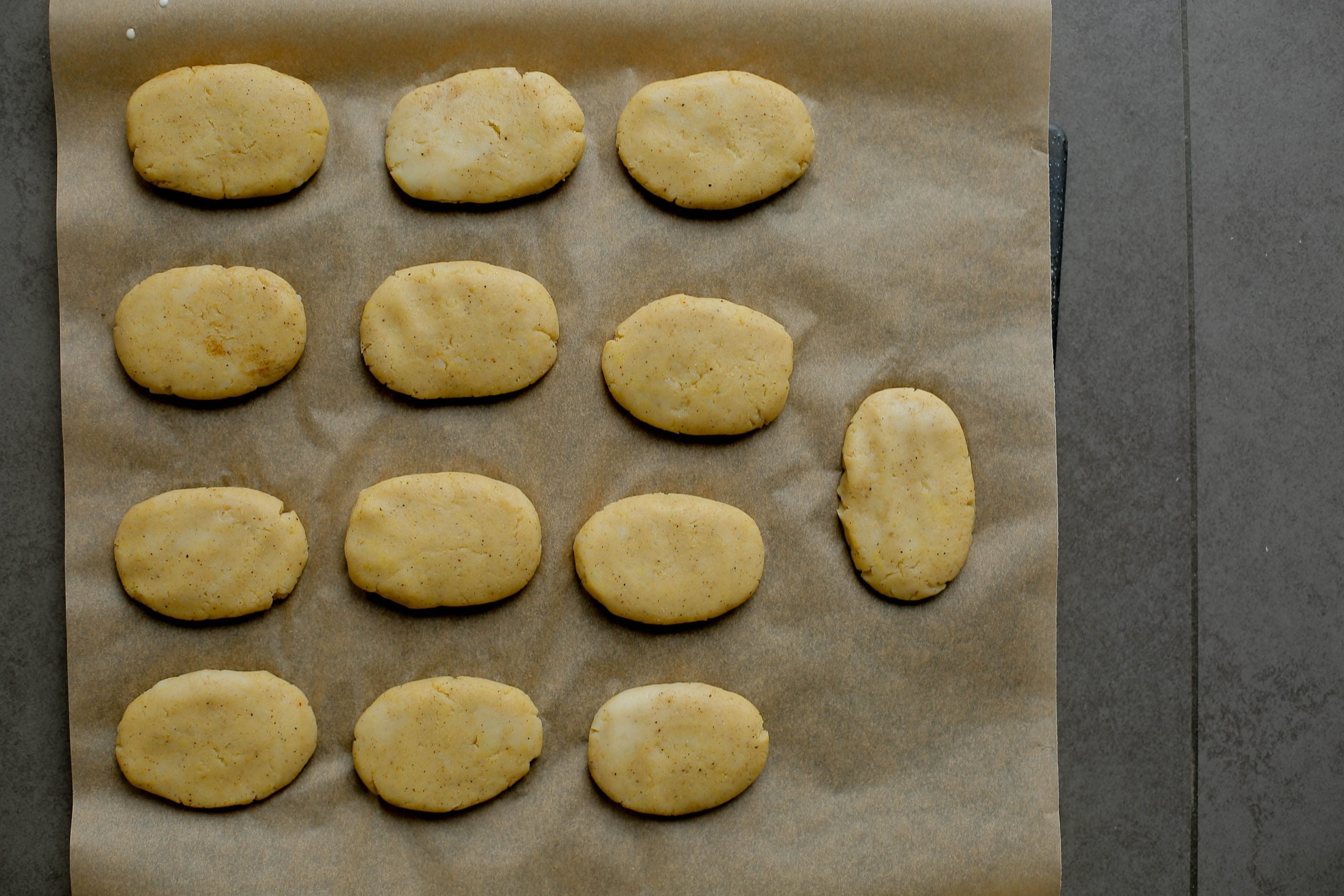 Aardappelburgers vormen