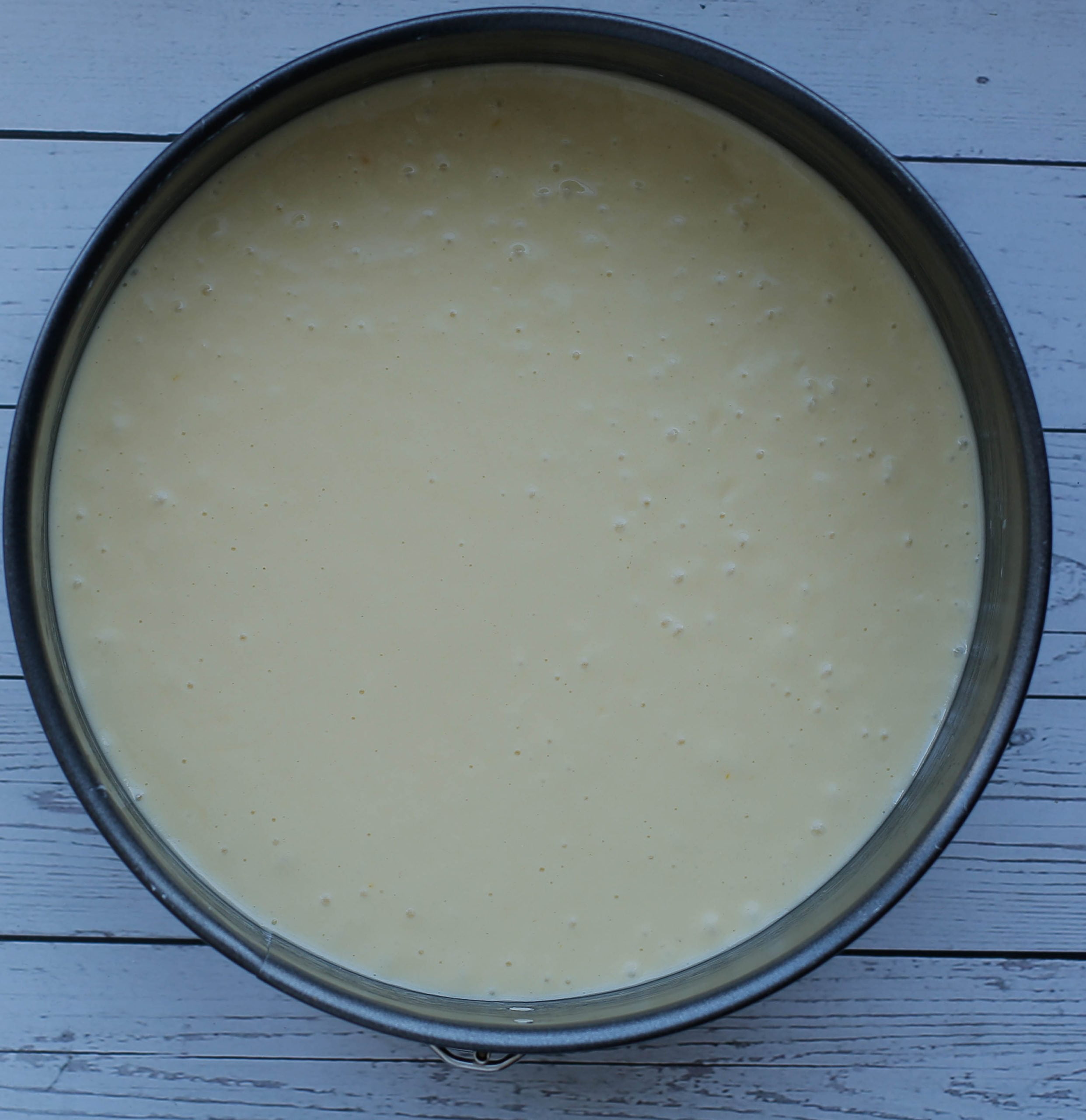 Cakebeslag in bakvorm