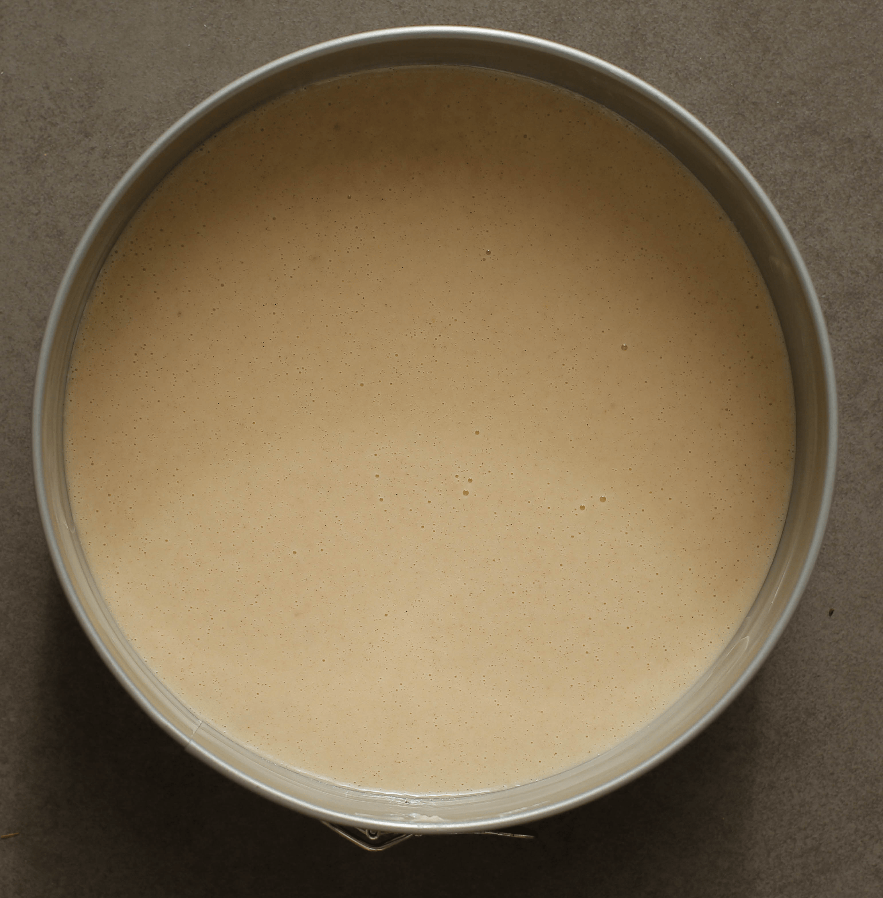 Cakebeslag in bakvorm