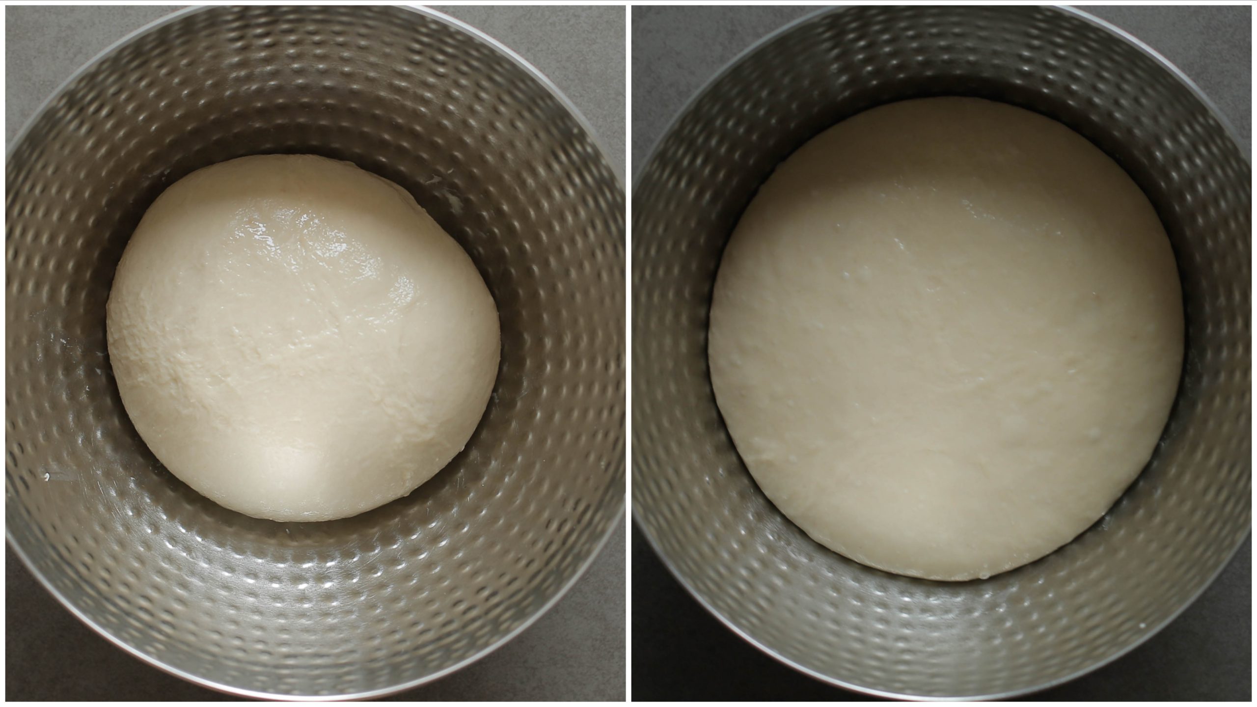 Deeg laten rijzen tot deze in formaat is verdubbeld