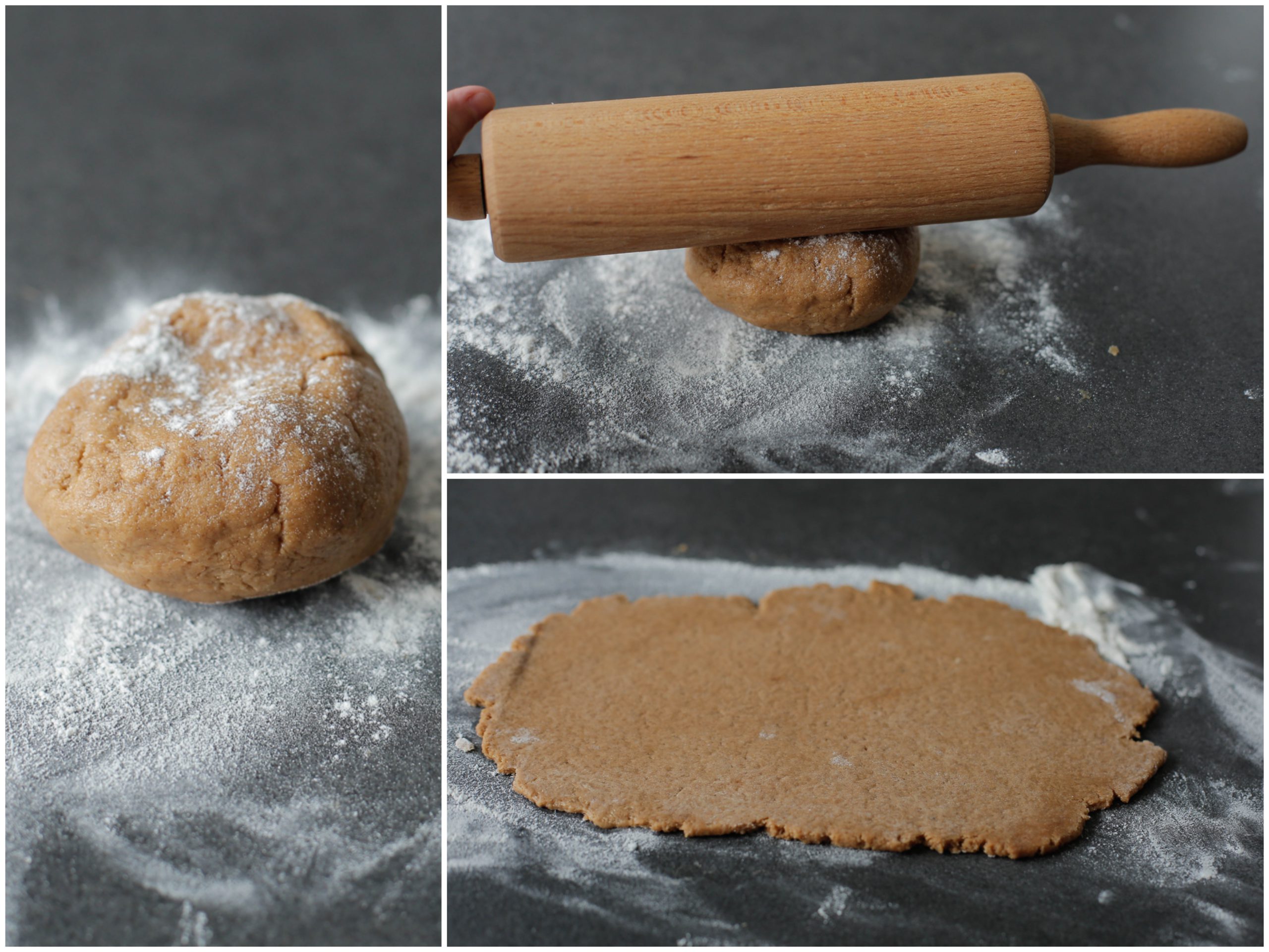 Deeg uitrollen tot een dunne lap