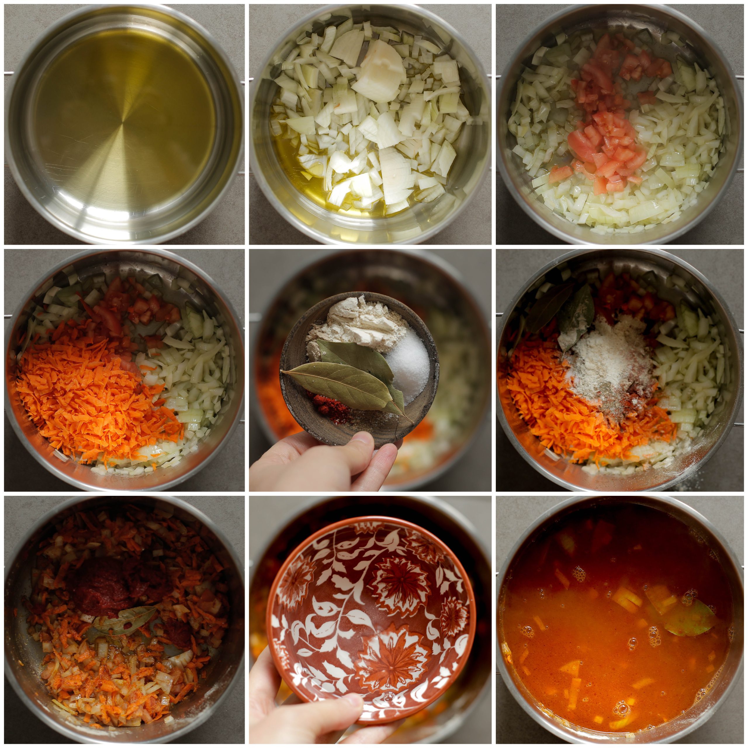 Groenten bakken en koken in een pan