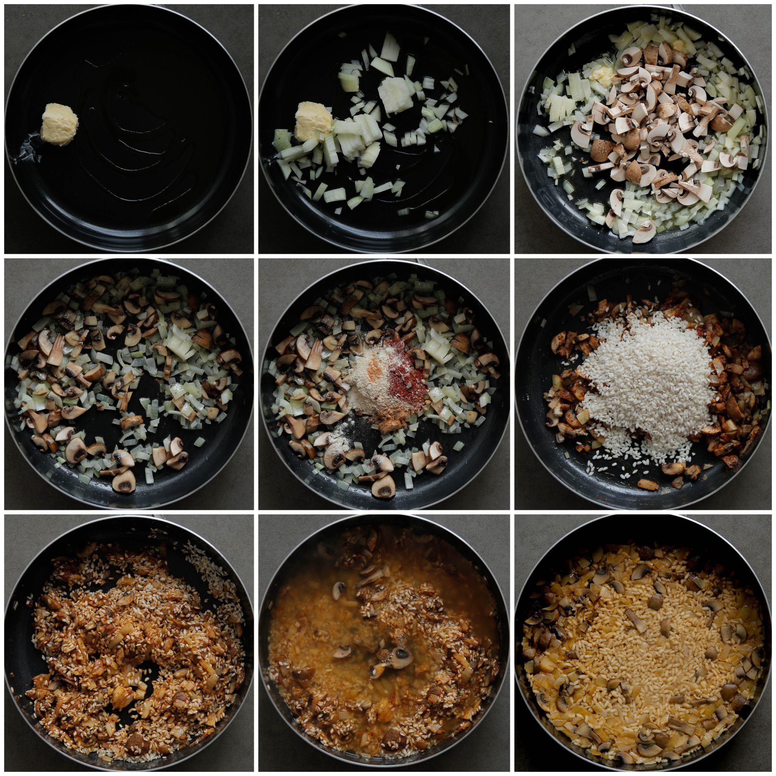 Groenten bakken en rijst gaar koken