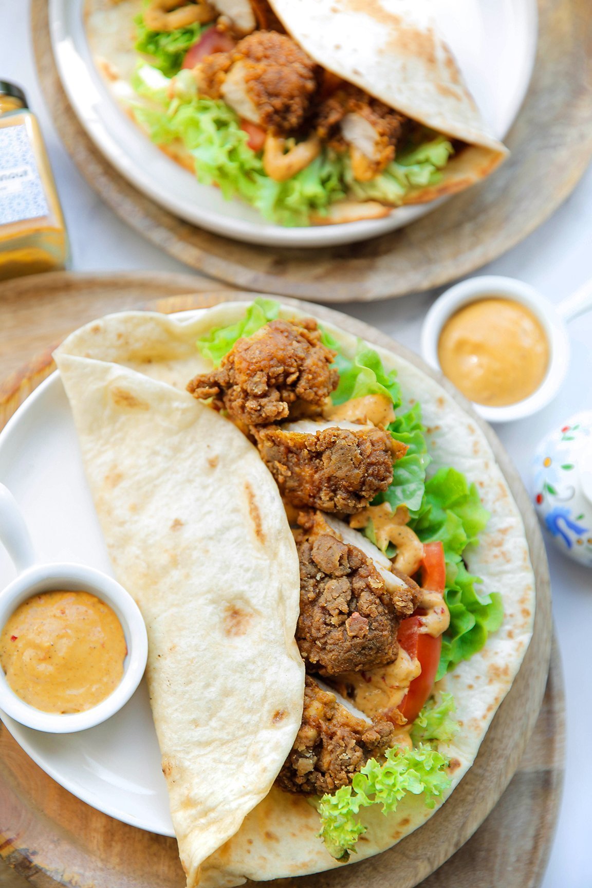 Krokante Marokkaanse kip eindresultaat