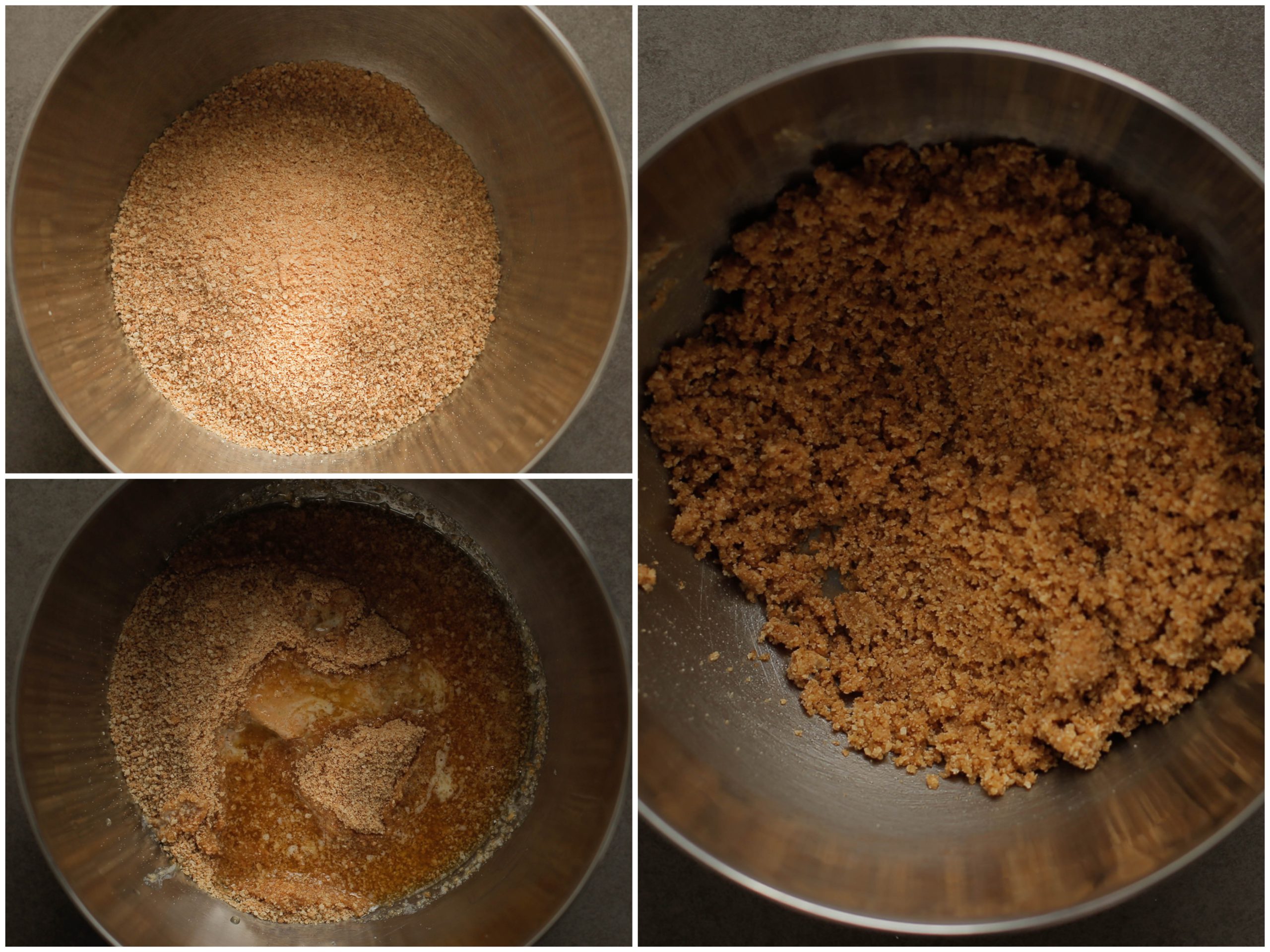 Maria biscuit en roomboter mengen tot een koekjesdeeg