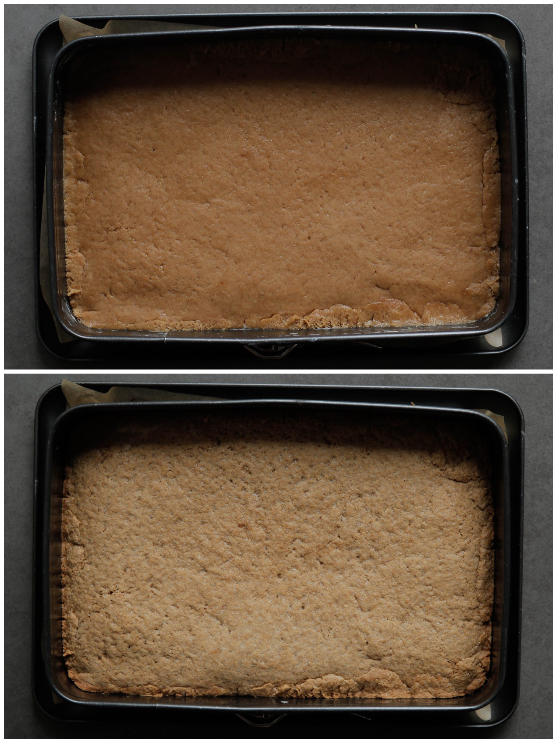 Speculaaskoek in de oven bakken