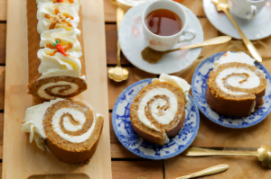 Wortel rolcake Kookmutsjes