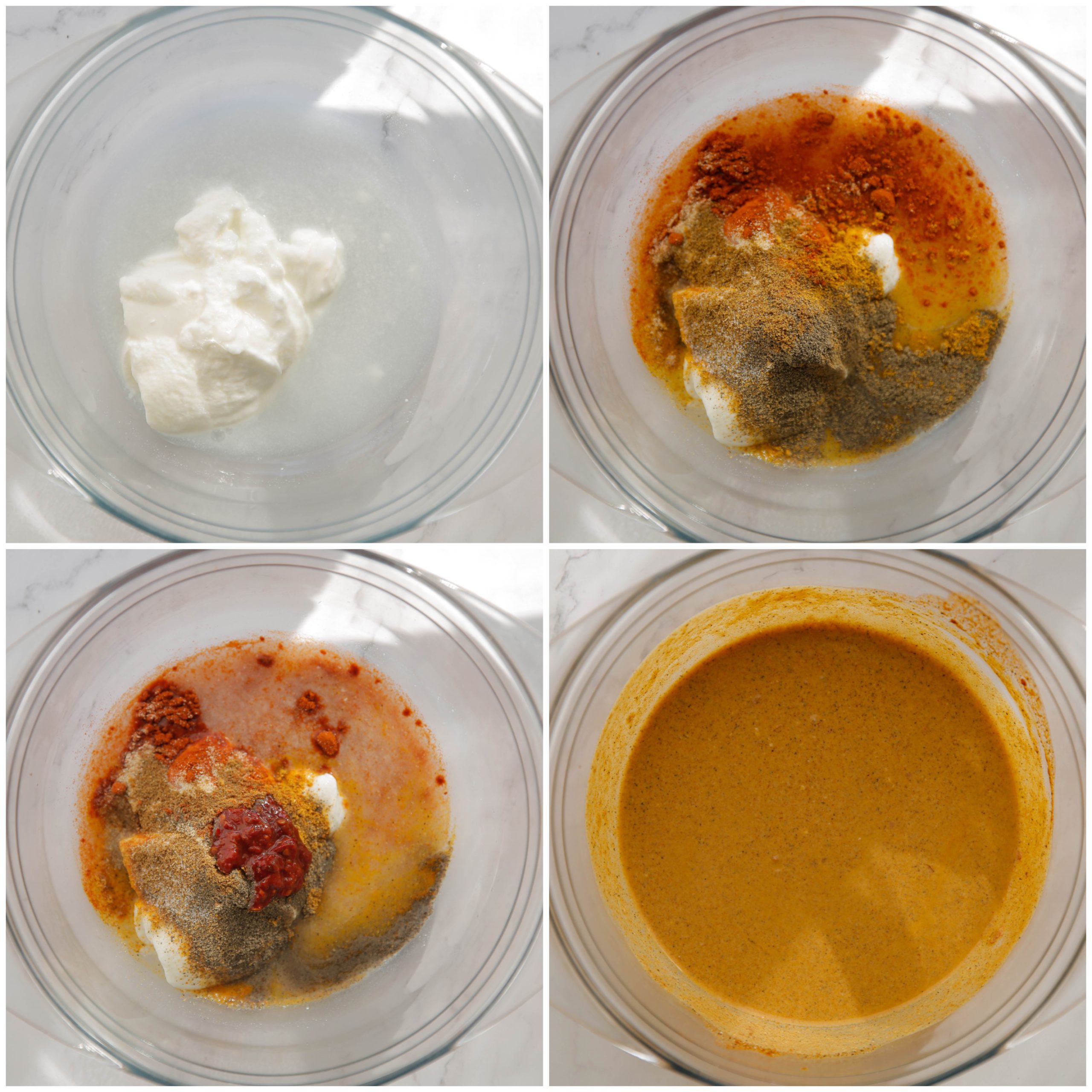 Yoghurtsaus voor de Marokkaanse kip