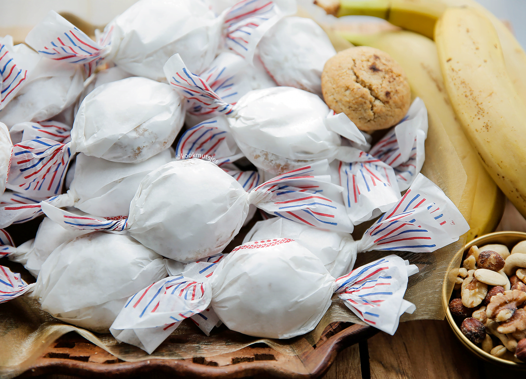 Zachte banaankoekjes