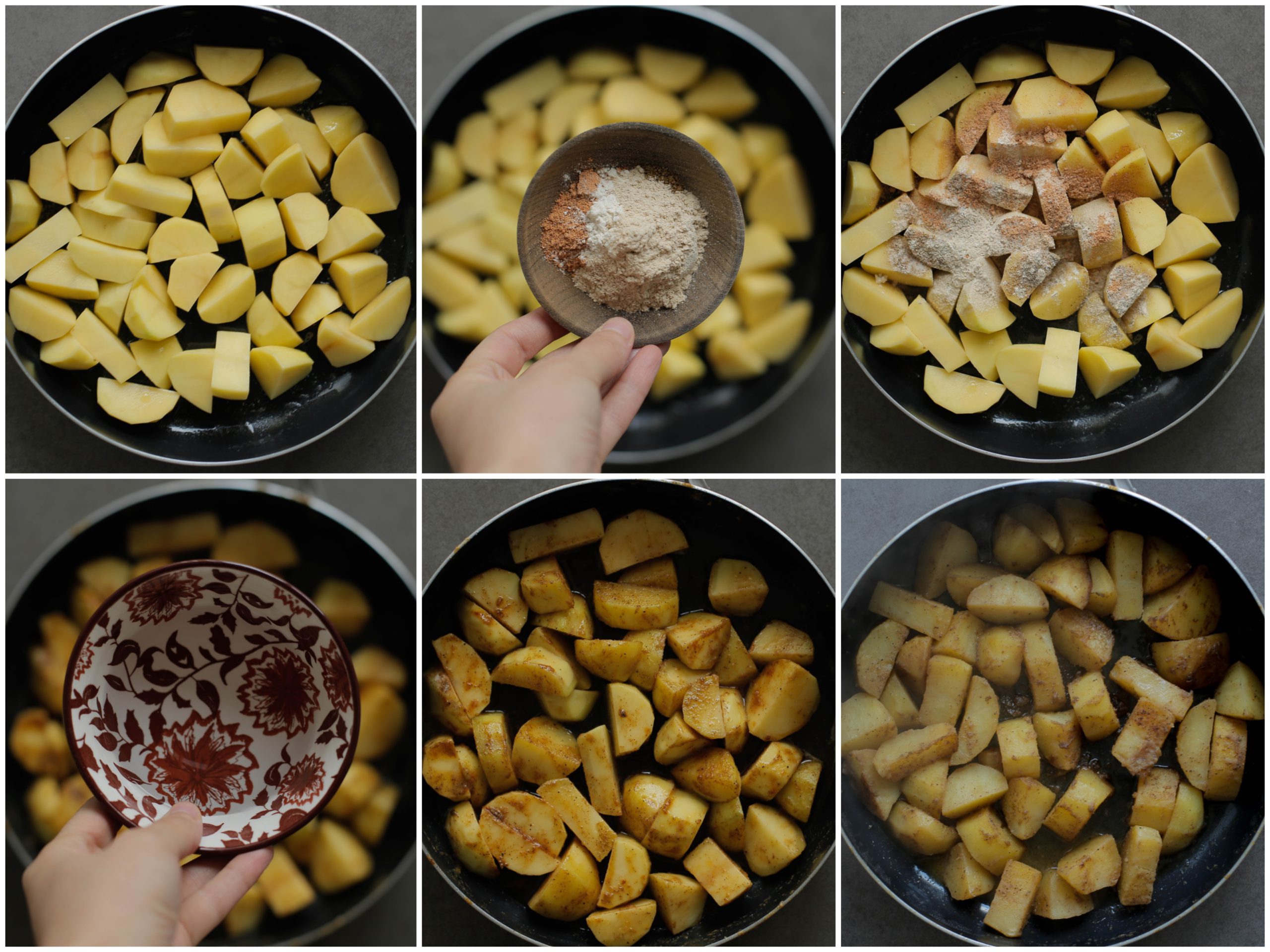 Aardappels bakken en koken