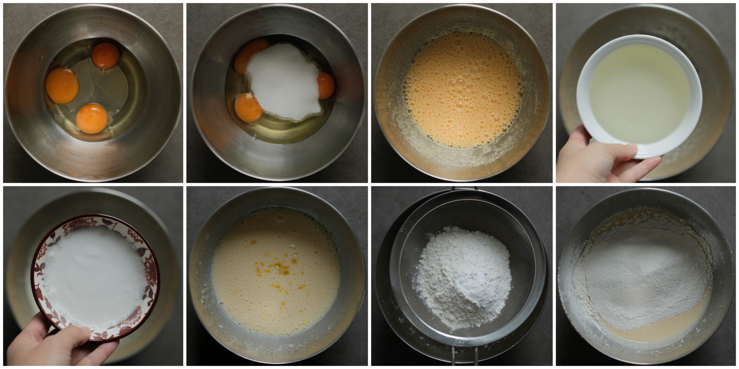 Beslag mixen voor de ananas tulband cake