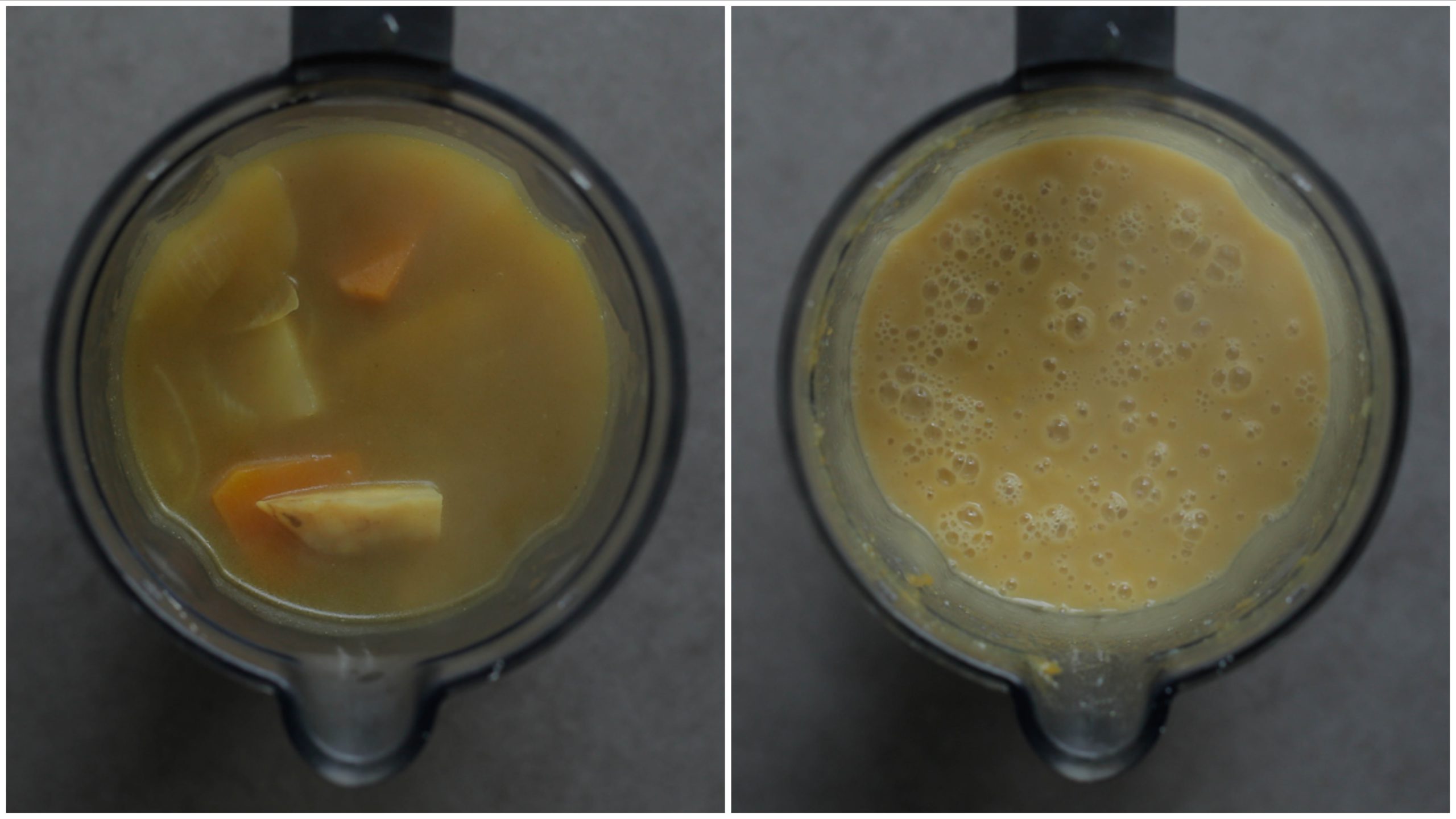 Groenten fijn mixen in een blender