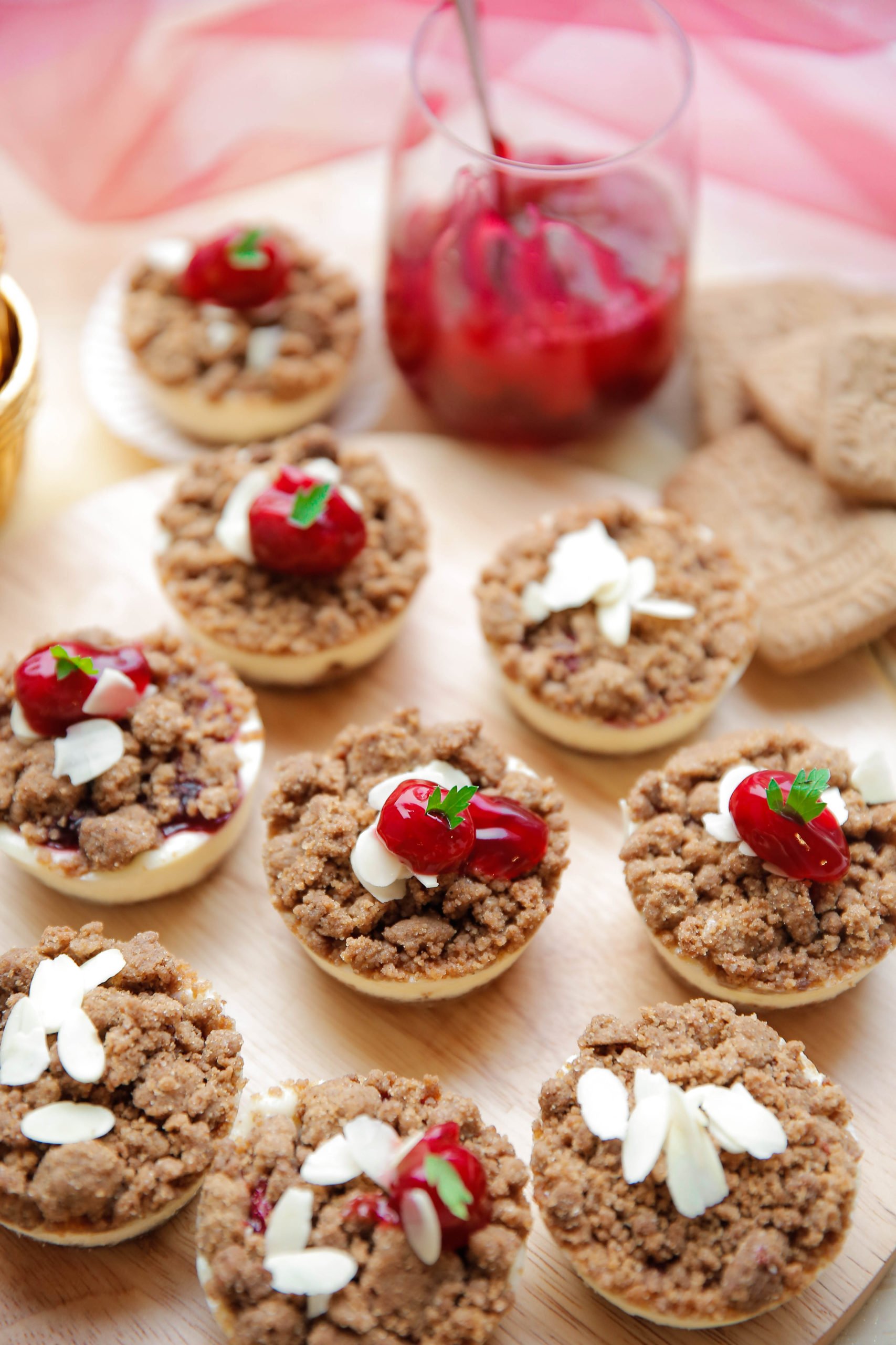 Speculaas cheesecakes eindresultaat