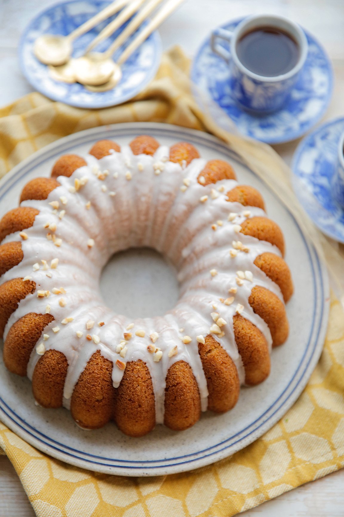 Pompoencake met glazuur eindresultaat