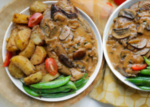 Kalfsschenkel met aardappels