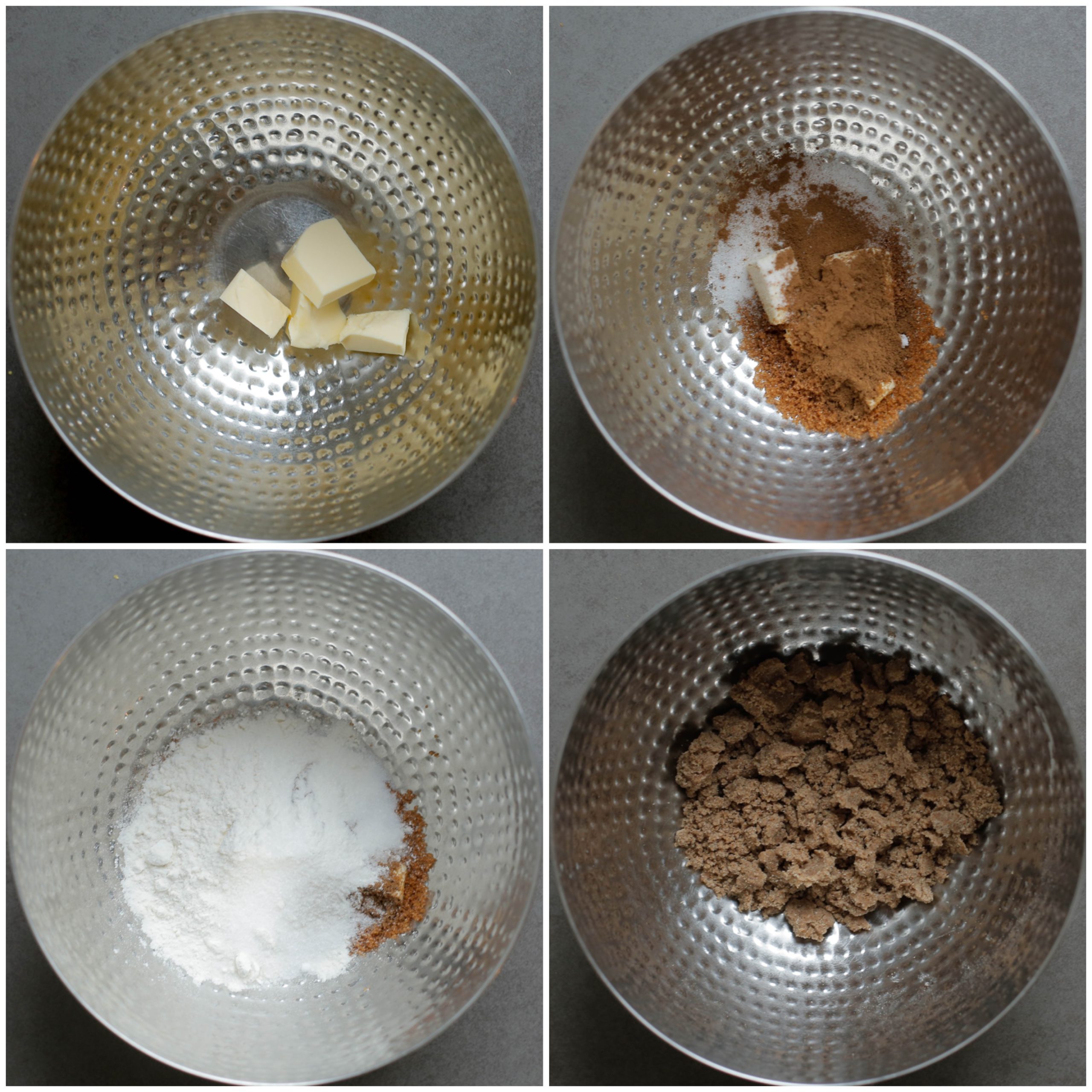 Koekkruimels maken in een diepe kom