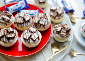 Milky Way cheesecakes