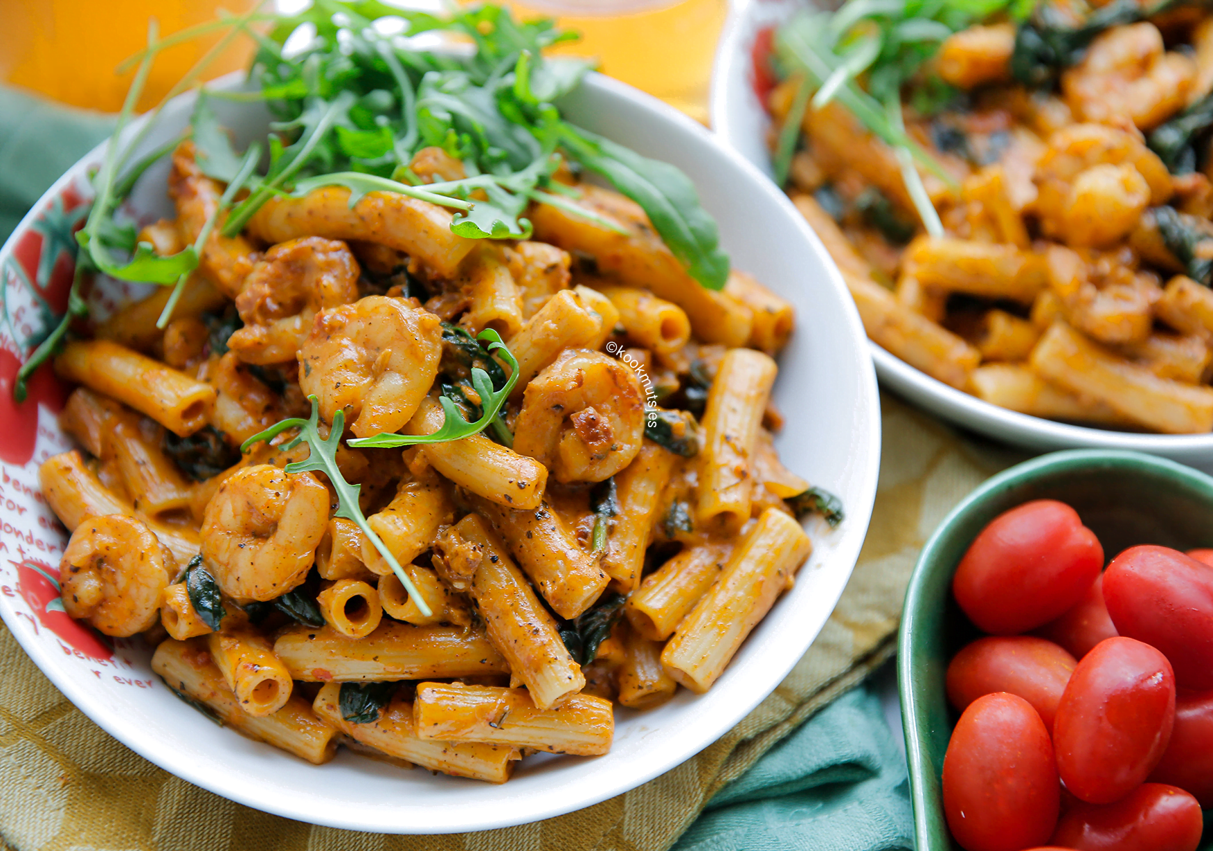 Rigatoni met Toscaanse saus