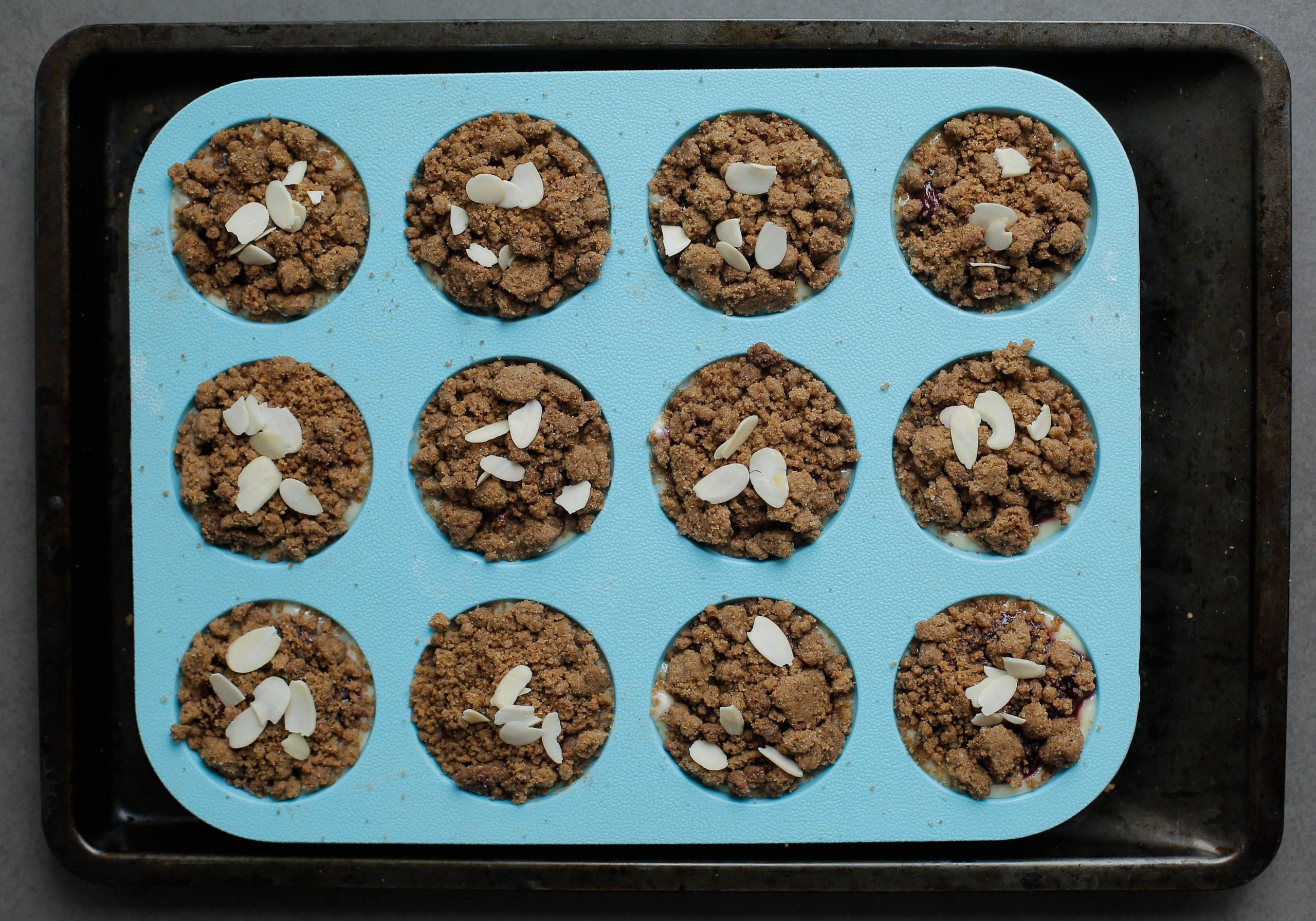 Speculaas cheesecakes uit de oven