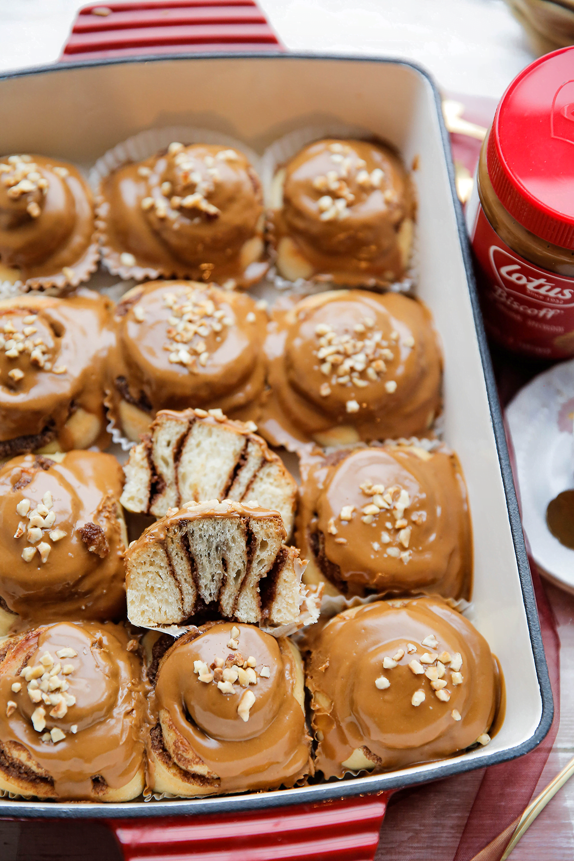 Speculaas rolls eindresultaat