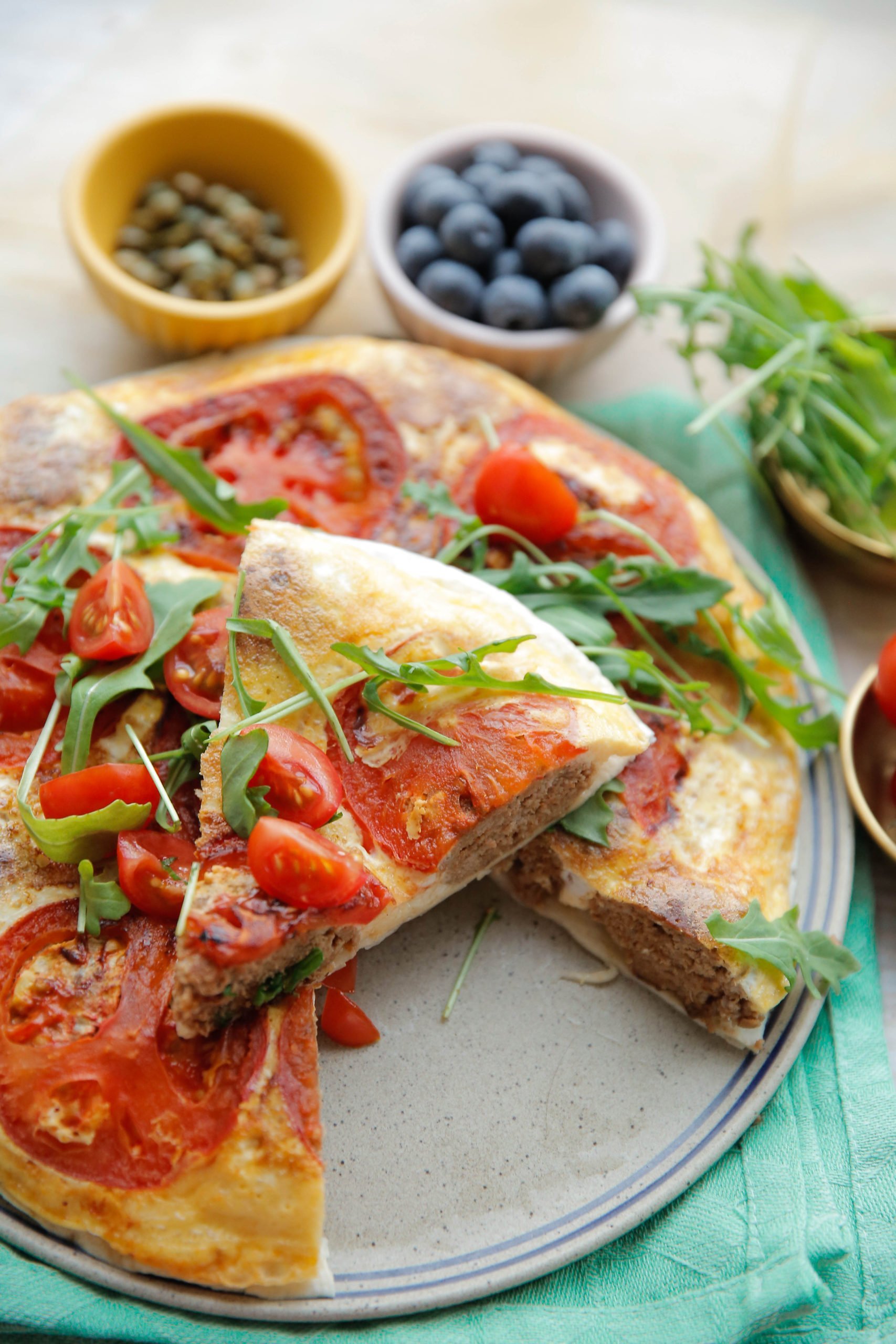 Wrap met ei en gehakt eindresultaat