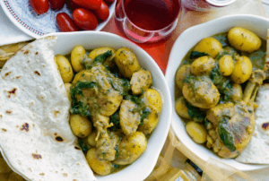 Aardappelkrieltjes met kipdrumsticks Kookmutsjes