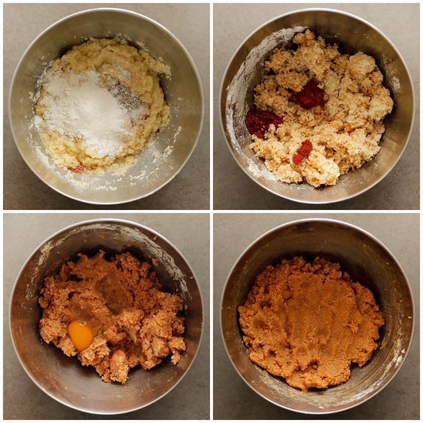 Bulgurmengsel in een diepe kom