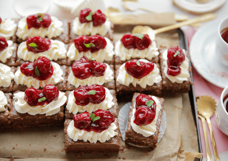 Chocolade hazelnoot dessert (no bake)