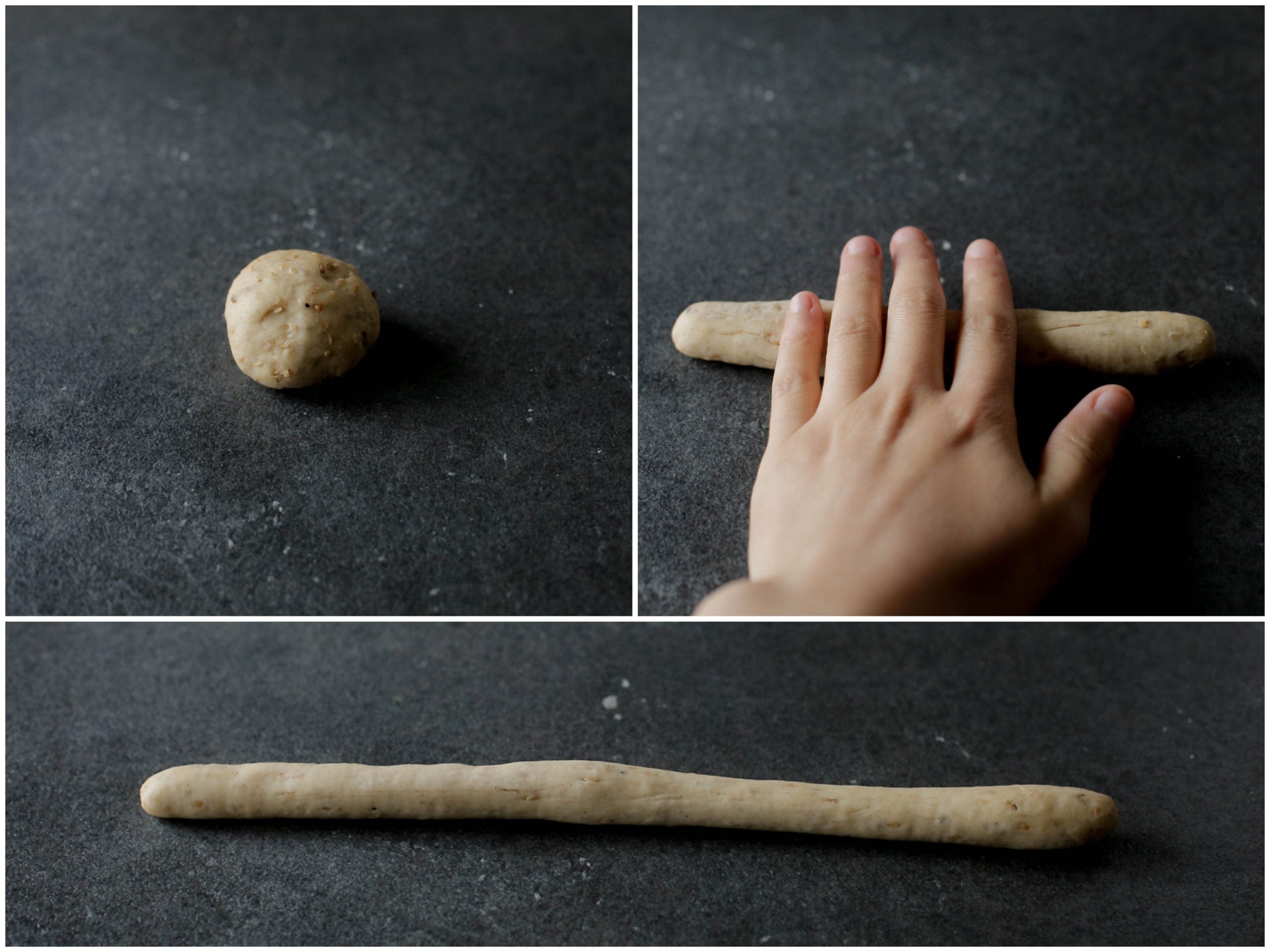 Deeg uitrollen tot een staaf