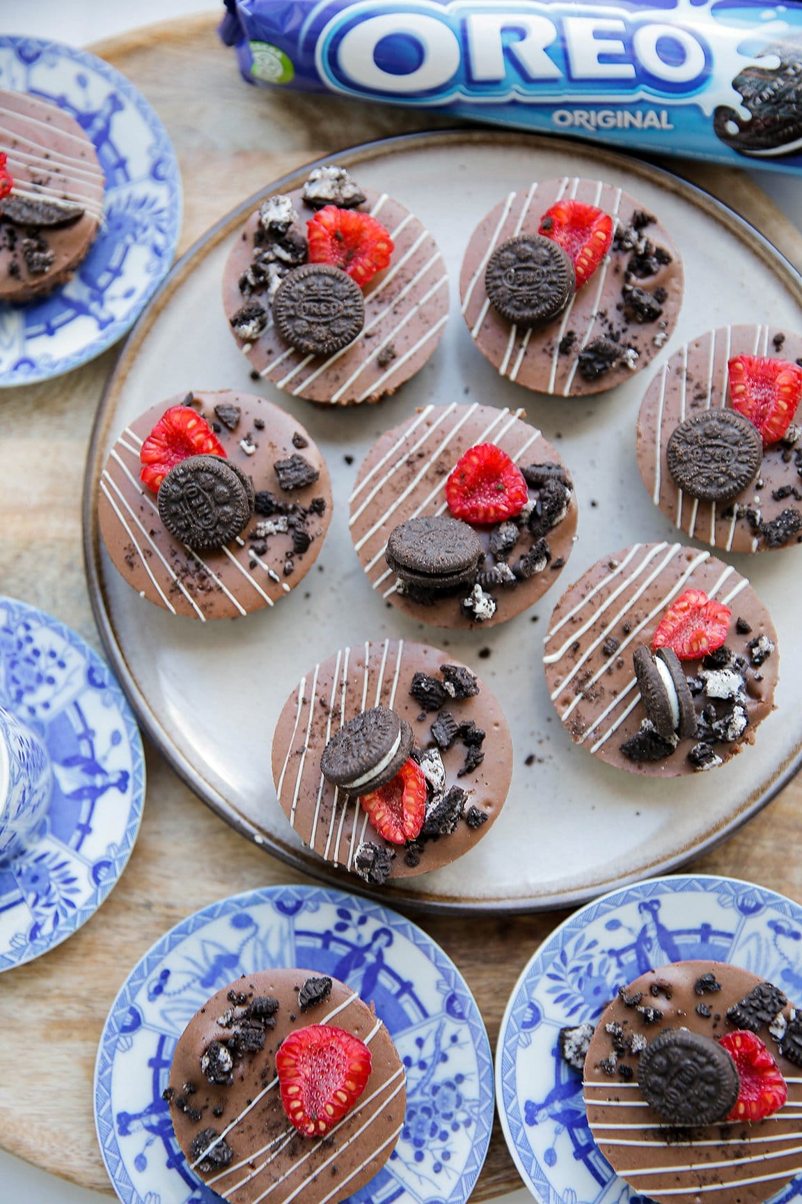 Oreo cheesecake met vulling eindresultaat Kookmutsjes