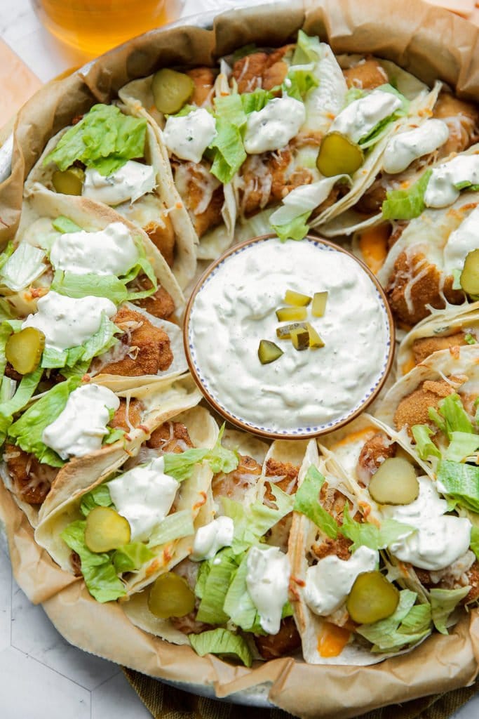 Filet-o-fish party tortillas eindresultaat Kookmutsjes