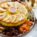 Rijsttaart met zeevruchten van Kookmutsjes