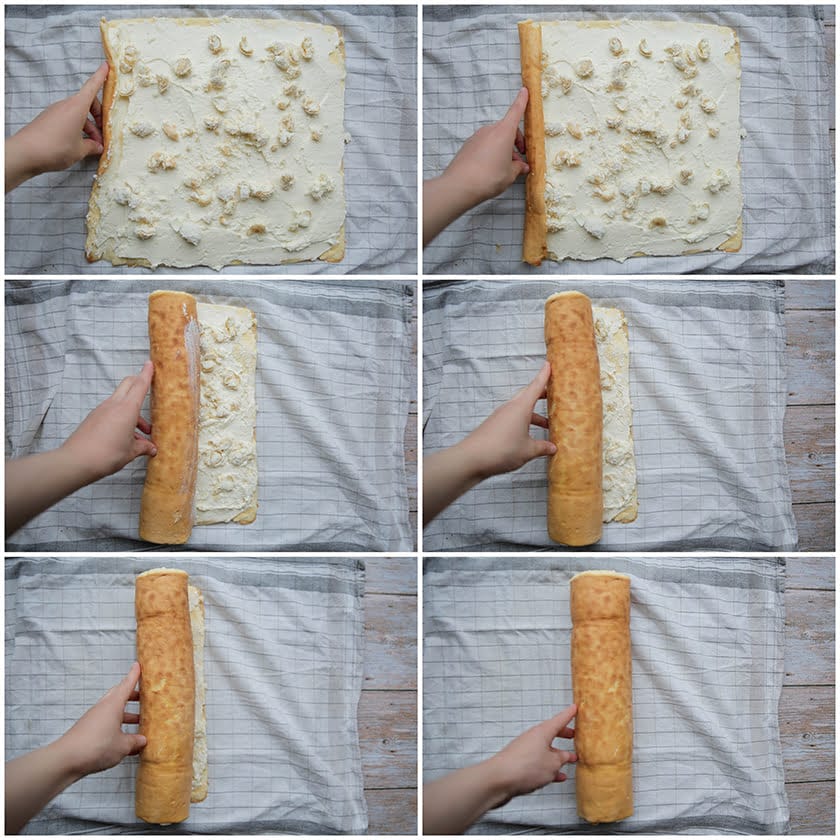 Rolcake inrollen met vulling