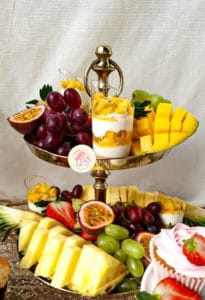 Mango-Passievruchten dessert