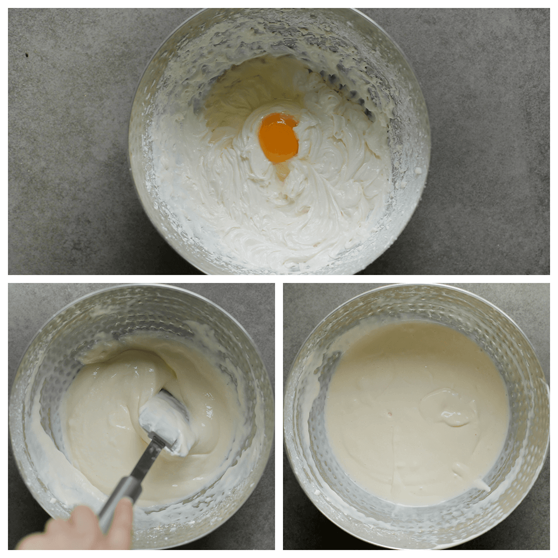 Banoffee cheesecakebeslag spatelen kopiëren